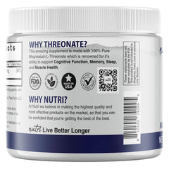 Nature's Fusions Magnesium Powder USA-made label emphasizing quality