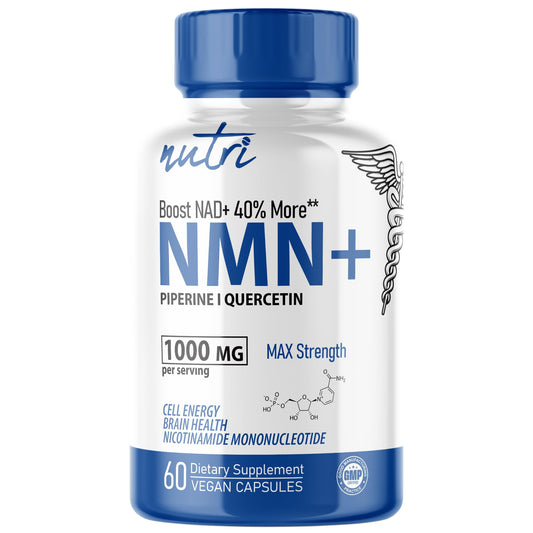 Nature's Fusions NMN bottle ready for daily energy support.