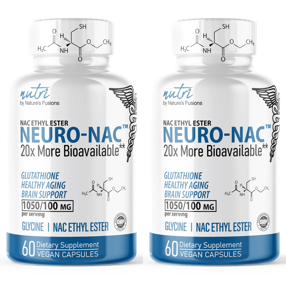 Nature's Fusions Neuro NACET bottle offering daily antioxidant support