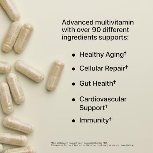 Close-up of Nature's Lab Six Daily Advanced Multivitamin capsules