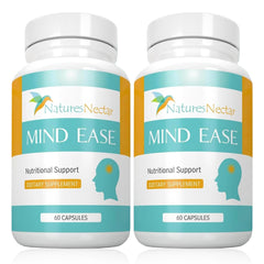 Nature's Nectar Migraine Prevention capsules bottle highlights a natural, multi-ingredient blend for migraine support.