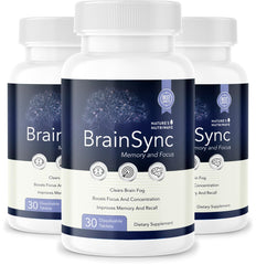 Nature’s NutriWave BrainSync bottle with quick-dissolve tablets for daily wellness support.