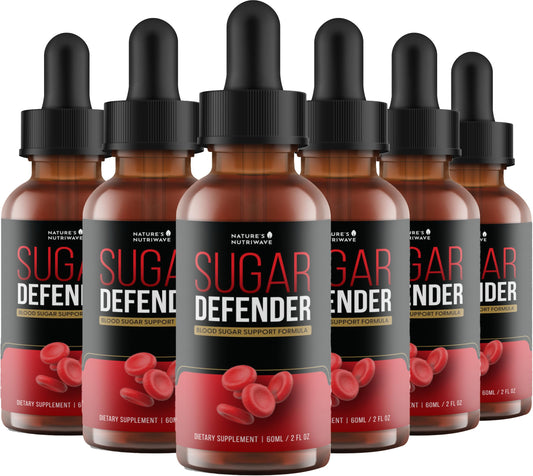 Nature's NutriWave Defender Drops bottle demonstrates easy, plant-based daily use.