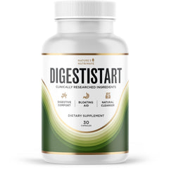 Nature’s NutriWave DigestiStart bottle front for daily digestive balance.