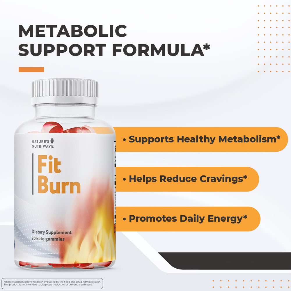 Nature’s NutriWave Fit Burn with BHB salts gummy designed for simple daily routine.