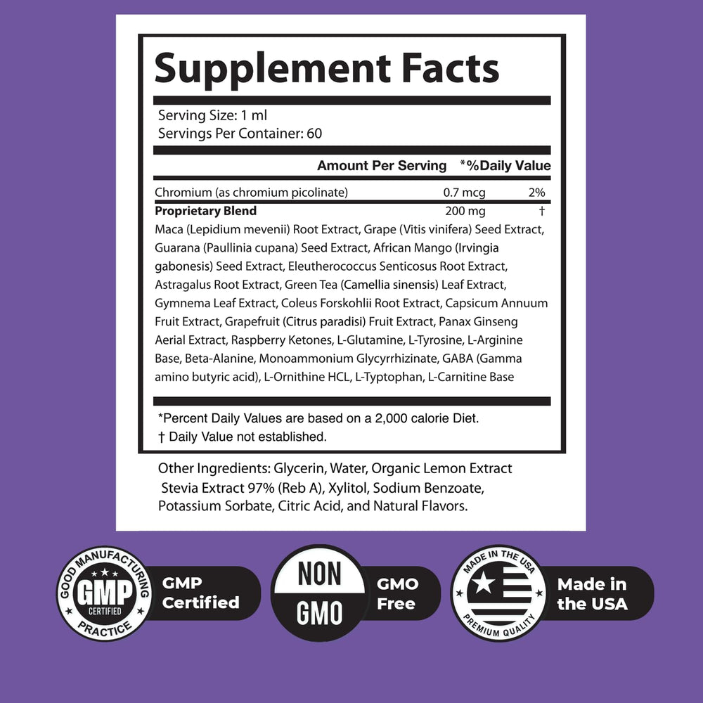 Glycotide label close-up highlights chromium and botanical blend for daily support.