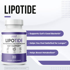 Nature's NutriWave Lipotide capsules with water, simple daily routine
