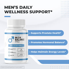 Nature’s NutriWave Men Balance Pro capsules, plant-based vitamins and minerals for everyday vitality