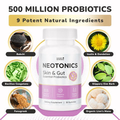Neotonics apple-flavor gummies served on a breakfast tray for daily wellness routine