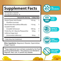 Nature’s NutriWave NerveCalm capsules closeup ready for daily use