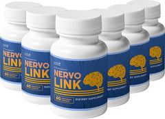 Nature’s NutriWave Nervolink bottle cap close-up highlighting clean, natural capsules for daily wellness