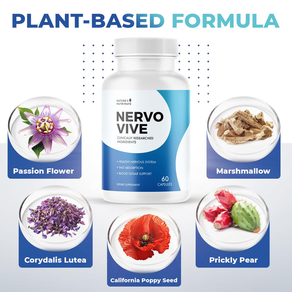 Capsules with water illustrate simple two-per-day dosage