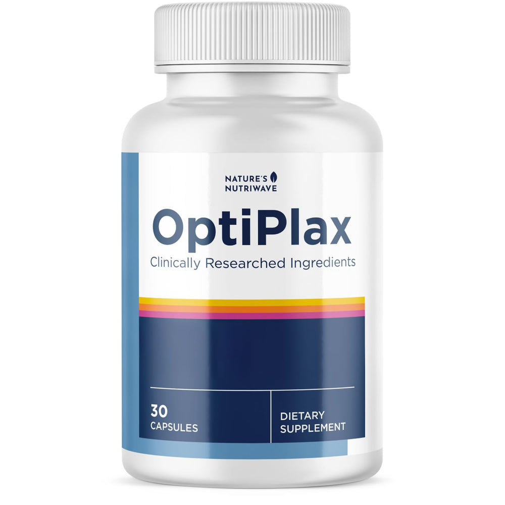 Nature’s NutriWave OptiPlax eye-support bottle and capsules for daily use