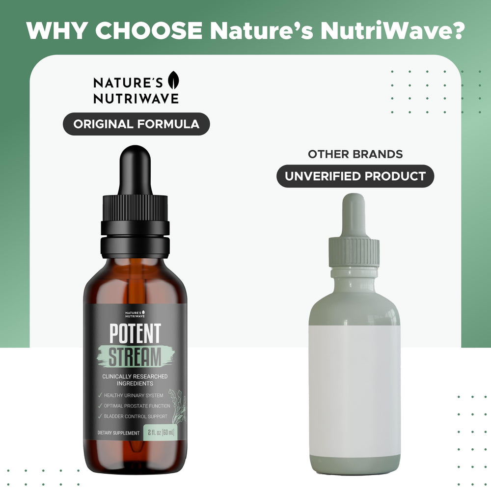 Nature’s NutriWave PotentStream packaging for easy storage and travel