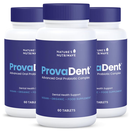 Nature’s NutriWave ProvaDent bottle cap emphasizes fresh breath on the go.