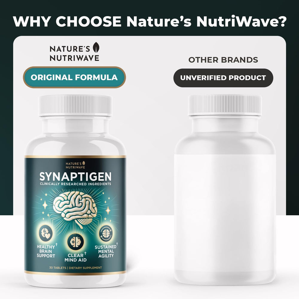 Nature’s NutriWave Synaptigen USA-made facility badge signals quality manufacturing