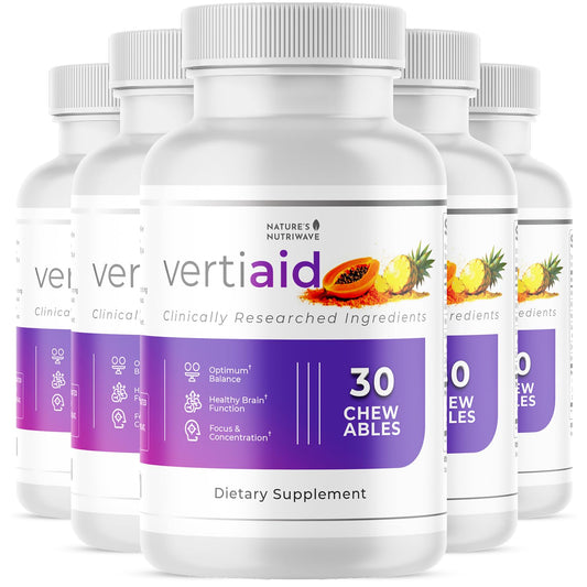 Nature’s NutriWave VertiAid chewable tablet dissolves easily for quick daily use.
