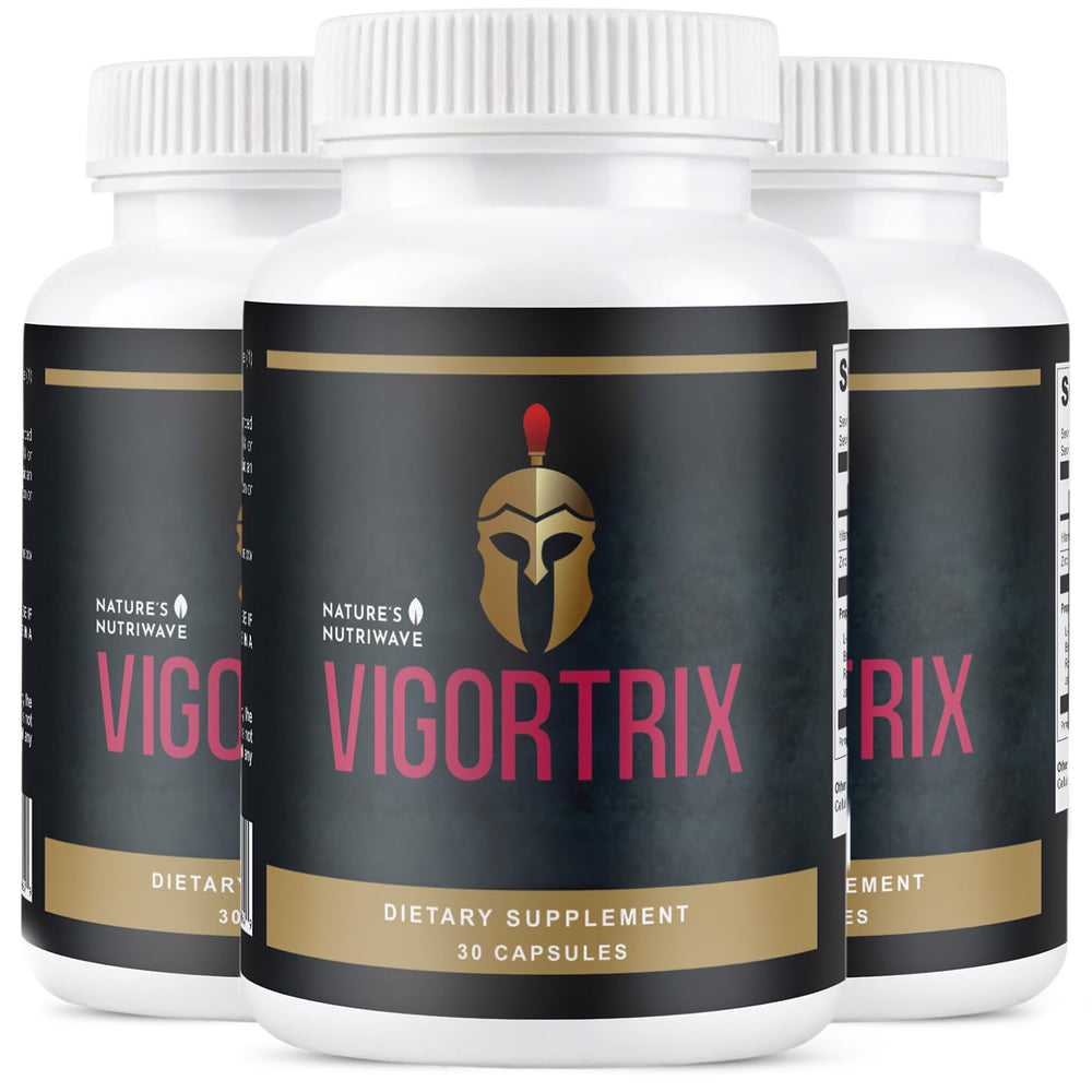 Nature’s NutriWave Vigortrix bottle front for daily wellness support