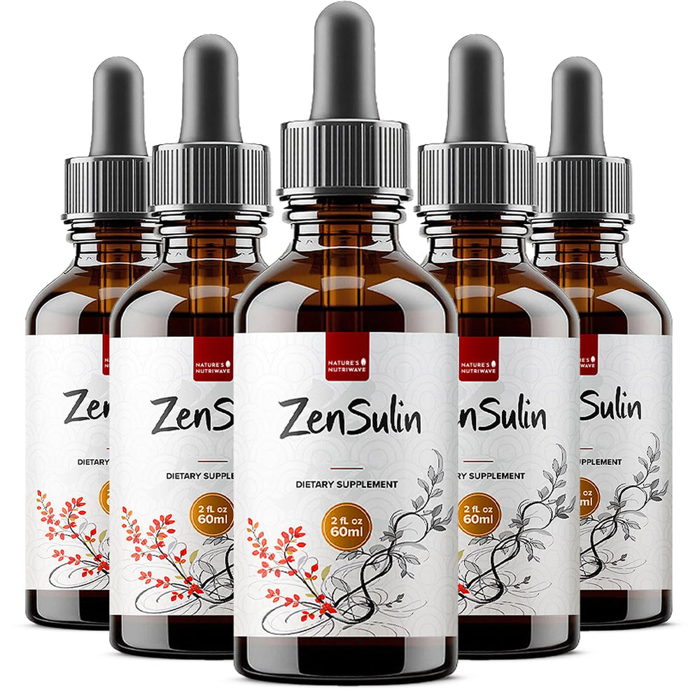 Nature's NutriWave ZenSulin bottle with cinnamon blend supports everyday vitality.