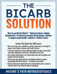 Nature's Path Nutraceuticals 650mg tablets nutrition label highlighting sodium and bicarbonate content.