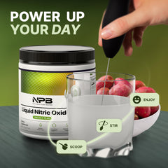 Athlete using Nature's Pure Blend before training for potential endurance