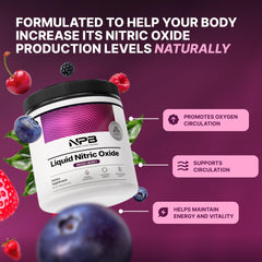 Nature's Pure Blend nitric oxide pour enables quick pre-workout mixing