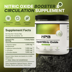 Nature's Pure Blend powder dissolves quickly in water for a smooth pre-workout drink