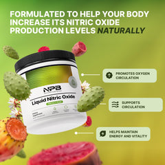 Nature's Pure Blend prickly pear flavor powder ready to mix for energy