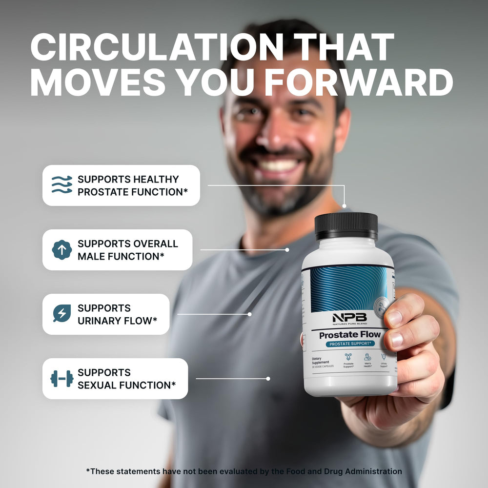 Nature's Pure Blend Prostate Flow capsules for easy daily use