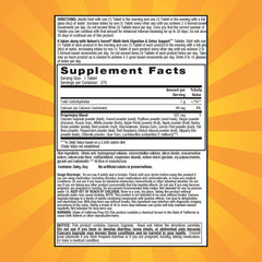 Close-up of Nature's Secret Multi-Herb Colon Cleanse tablets highlighting psyllium blend.