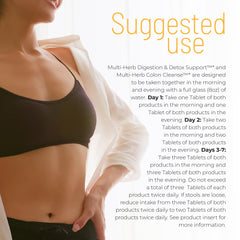 Collection of natural ingredients used in Nature's Secret multi-herb blend for wellness.