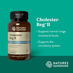 Nature's Sunshine Cholester-Reg II label detail highlighting herbal formulation.