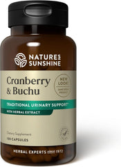 Nature's Sunshine Cranberry and Buchu Concentrate bottle for daily herbal support.