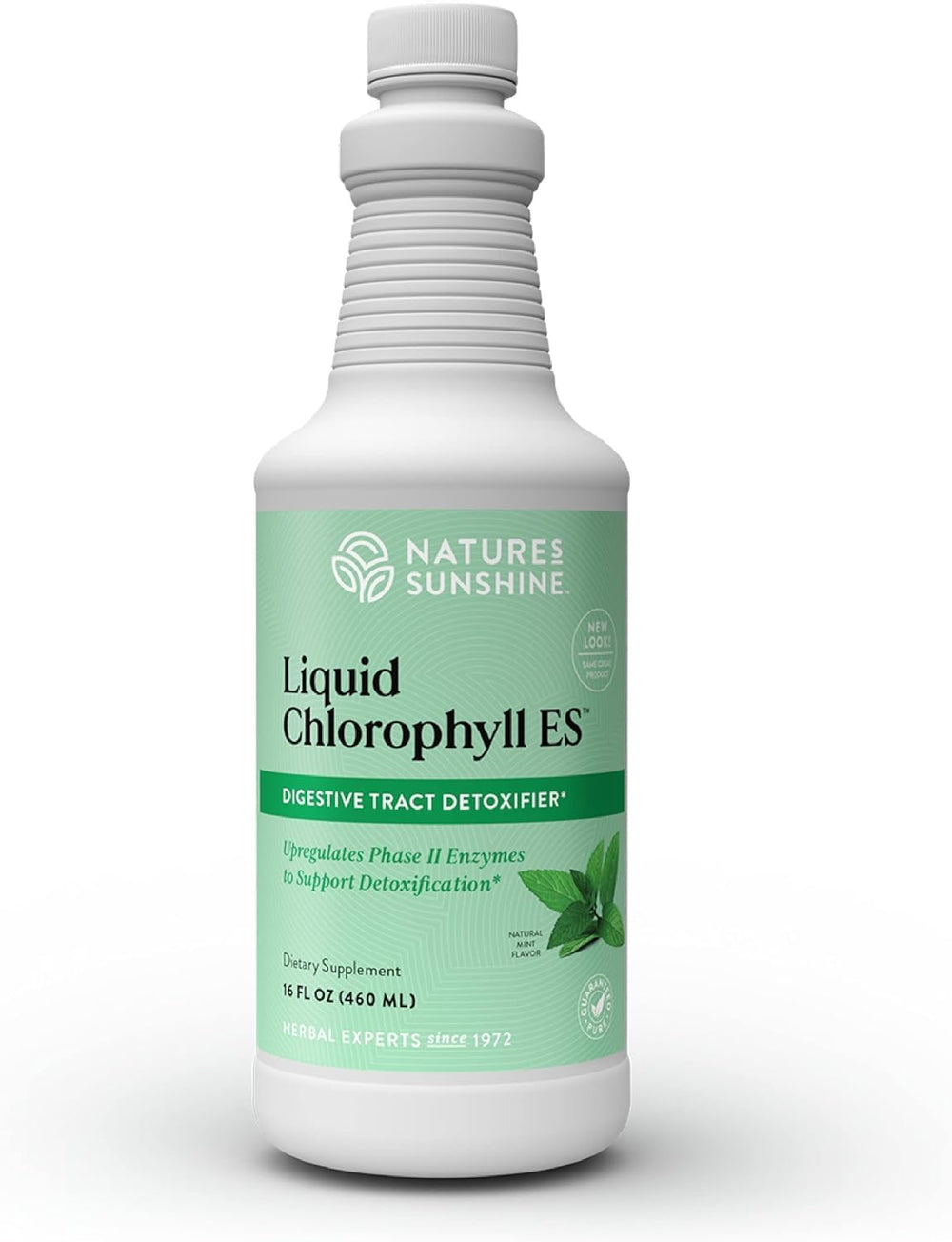 Nature's Sunshine Liquid Chlorophyll bottle for immunity support.