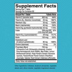 Nutri-Calm bottle with water, convenient daily support for calm moments.