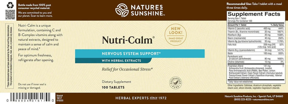 Nutri-Calm daily-use-scene suggests a consistent habit for calmer moments and focus