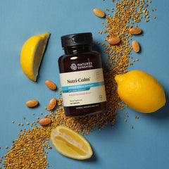 Herbal blend closeup shows valerian, hops, and passionflower components