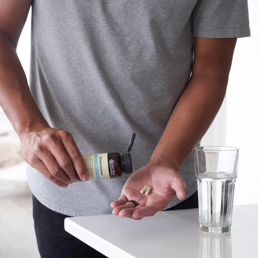 Capsules spilled out to show size and texture