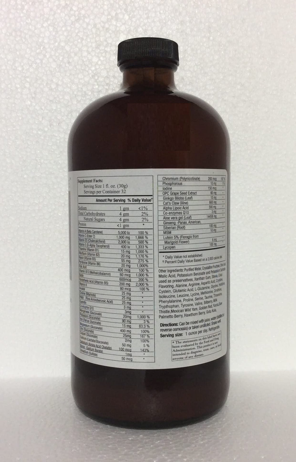Nature's Unique Vita-Min Plus Herbs herbal-complex features 14 herbs for comprehensive nutrition.