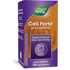 Nature's Way Cell Forté IP-6 & Inositol bottle showing potential immune support.