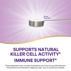 Cell Forte measuring spoon dispensing powder for a daily 1-teaspoon serving