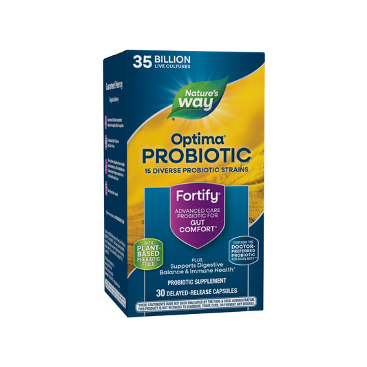 Nature's Way Fortify Optima bottle on a clean surface for daily use