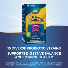One capsule daily provides convenient gut and immune support.