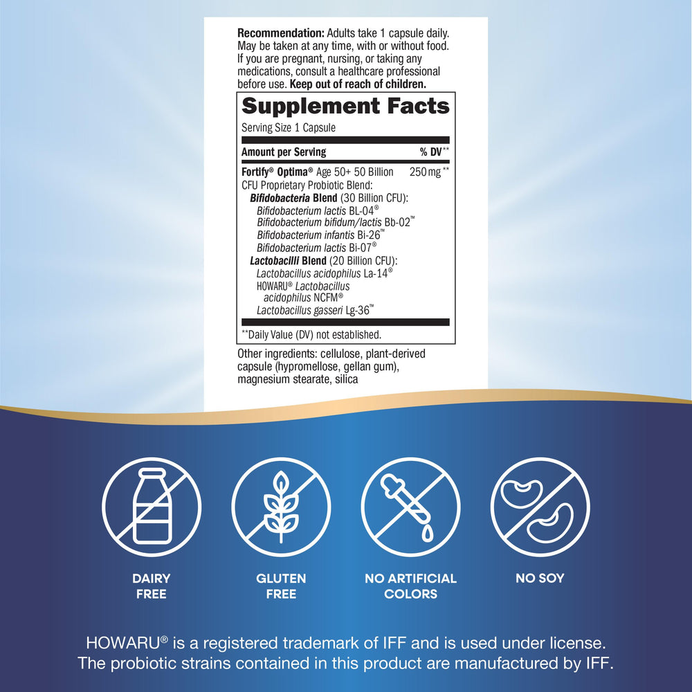 Label detail showing gluten-free and dairy-free claim for accessibility.