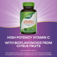 Nature's Way bottle shows gluten-free and dairy-free claims.