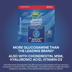 Glucosamine powder dissolving in water from Nature's Way Joint Movement Drink Mix