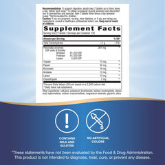 Nature's Way Mega-Zyme capsules on a counter illustrate easy daily dosing
