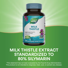 Nature's Way Milk Thistle 2-pack packaging shown for ongoing use.