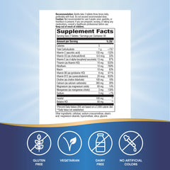Nature's Way Myo-Tone bottle back label with nutrient details.