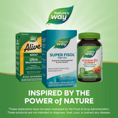 Sustainably sourced fish illustration for Nature's Way Super Fisol omega-3 sourcing